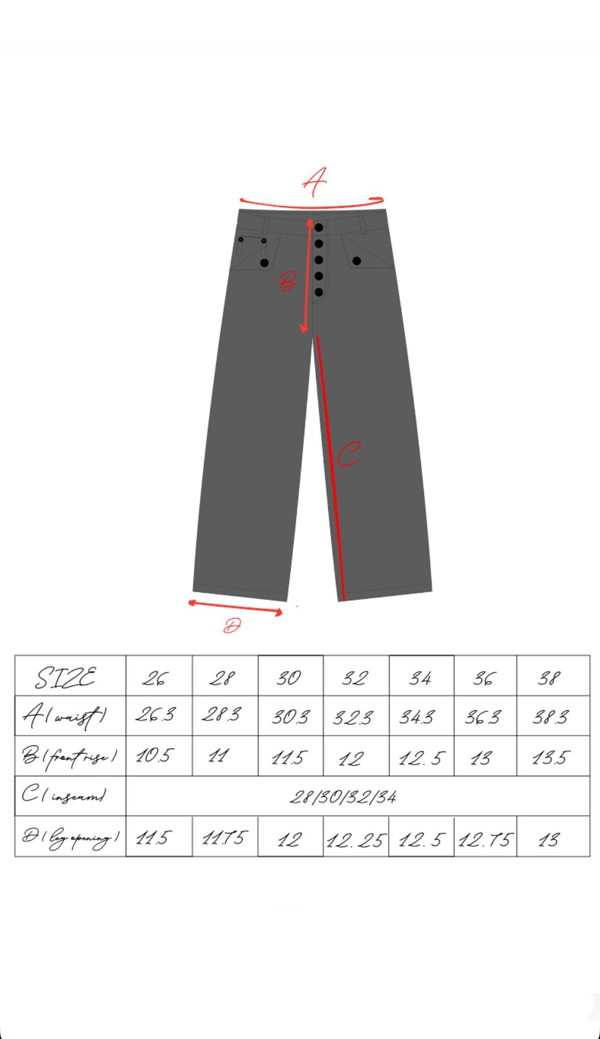 01 selvedge denim (PREORDER)