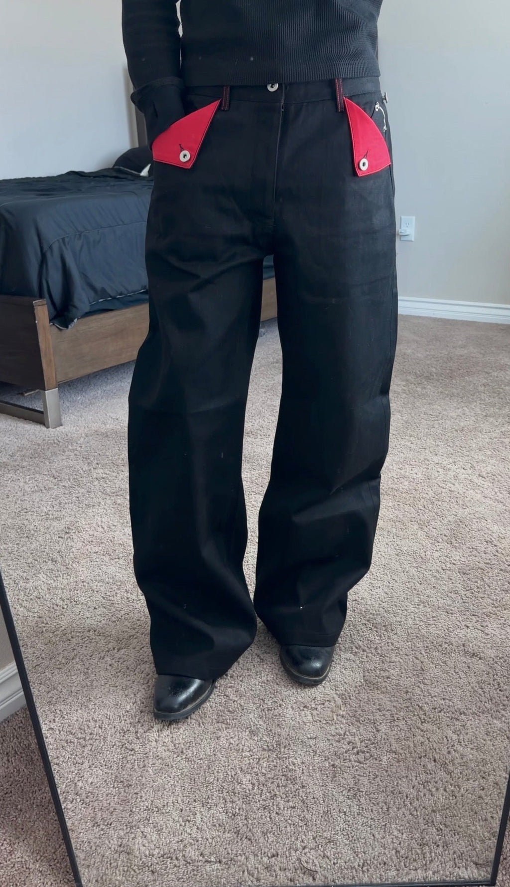 Jet black selvedge (PREORDER)